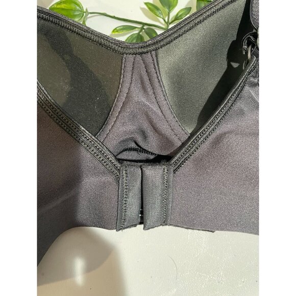 Hanes Comfort Evolution Wire-Free Bra Gray/Black Medium - Picture 4 of 7